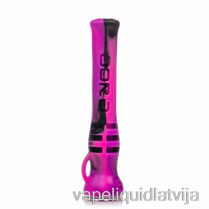 Eyce Shorty Silikona Chillum Bangin (melns / Rozā / Violets) Vape šķidrums